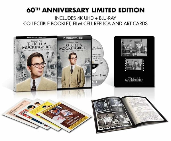 To Kill A Mockingbird Limited Edition 4K Ultra HD + BluRay Brand New