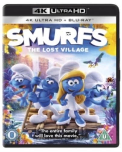 The Smurfs 3 The Lost Village 4K UHD Blu Ray Region free Brand New