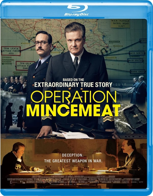 Operation Mincemeat (Bluray) Colin Firth Brand New