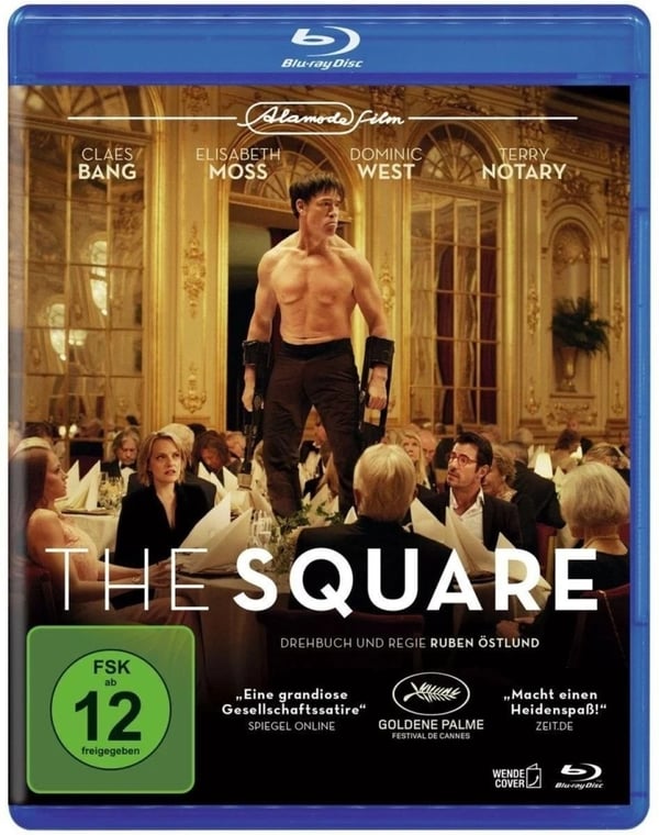 The Square (Bluray) Bang, Claes, Moss, Elisabeth, West, Dominic, Notary, Terry Brand New