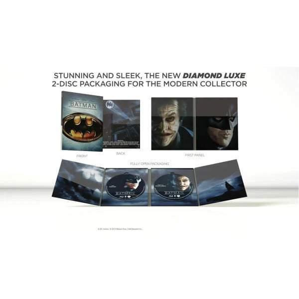 Batman Diamond Luxe Edition 2 Disc Bluray in Steelcase (not steelbook) Brand New