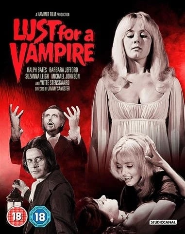 LUST FOR A VAMPIRE BLURAY Yutte Stensgaard Michael Johnson Movie Film R2 Brand New