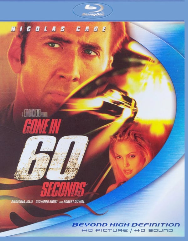 GONE IN 60 SECONDS 2006 / Region A Bluray Brand New