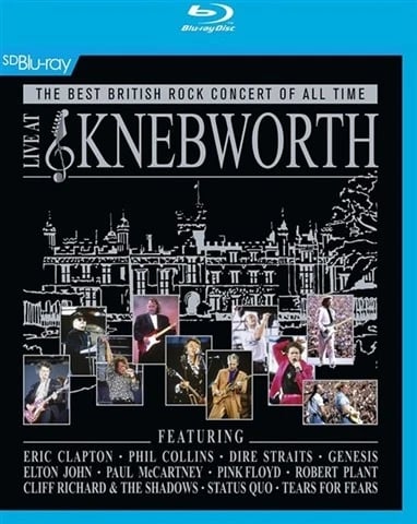Various Live At Knebworth Blue ray Live Concert Bluray Region B Brand New