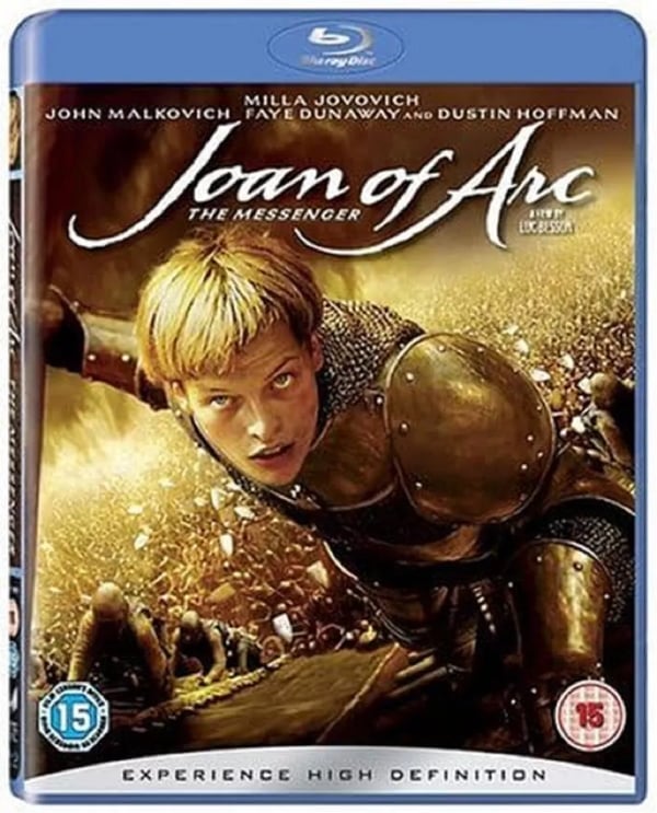 JOAN OF ARC THE MESSENGER BLU RAY Milla Jovovich John Malkovich R2 Brand New