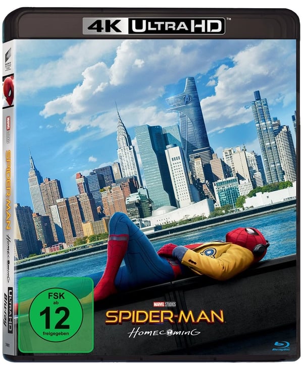 SpiderMan: Homecoming (4K Ultra HD) (+ Bluray) (4K UHD Bluray) Holland Tom Brand New