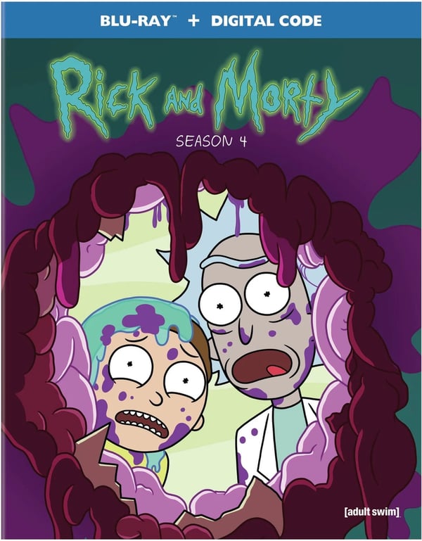 Rick & Morty: Season 4 (Bluray) Justin Roiland Sarah Chalke Chris Parnell Brand New