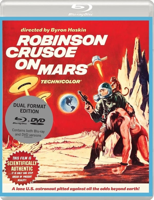 Robinson Crusoe on Mars (1964) Dual Format Brand New