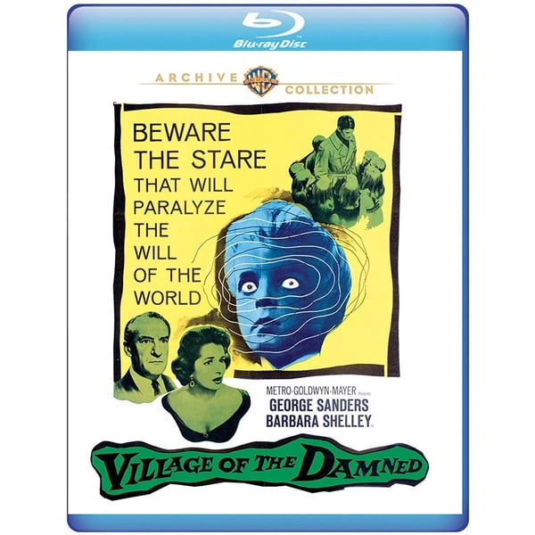 VILLAGE OF THE DAMNED (1960) BLU RAY Region free Brand New