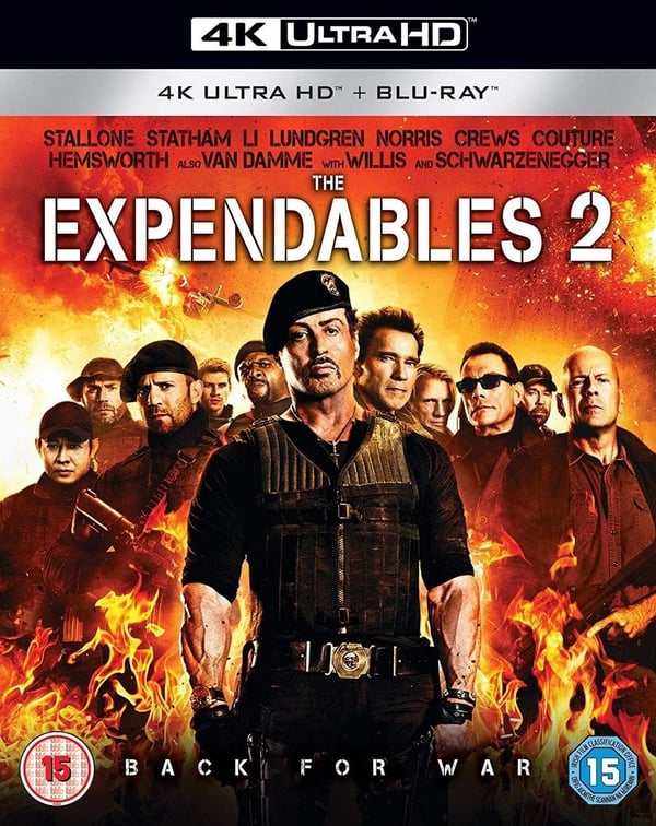 The Expendables 2 4K UHD Ultra High Definition Movie Film Brand New