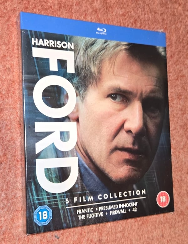 Harrison Ford 5 Film Collection Region B Bluray The Fugitive, Firewall etc Brand New