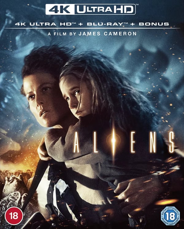 ALIENS 4K REMASTERED UHD BLURAY JAMES CAMERON 1986 + SLIPCOVER Brand New