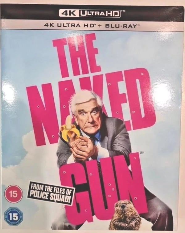 THE NAKED GUN FILES FROM THE OF POLICE SQUAD 4K UHD BLURAY SLIPCOVER Brand New