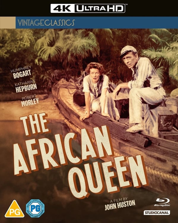 THE AFRICAN QUEEN 4K UHD BLURAY HUMPHREY BOGART 1951 + SLIPCOVER Brand New