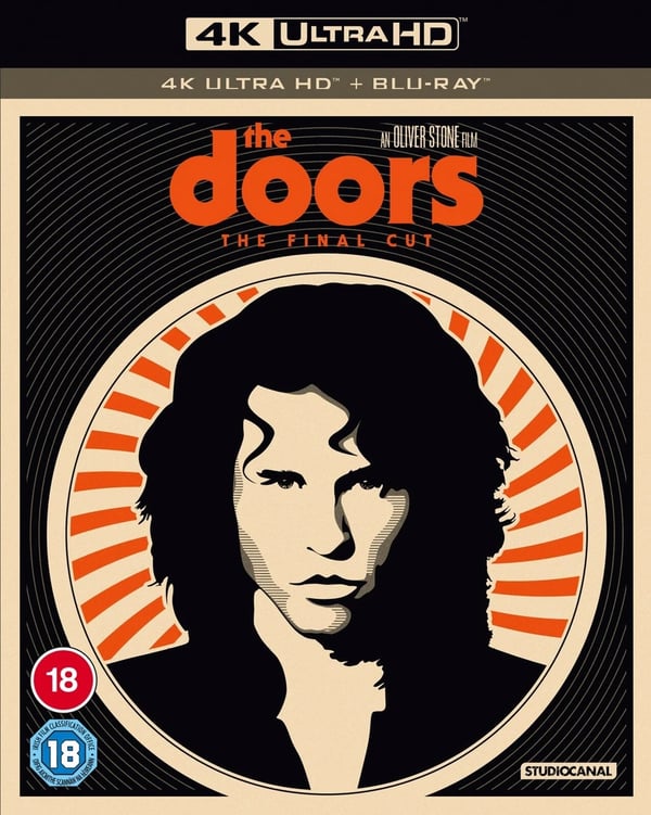 4K THE DOORS UHD BLURAY FINAL CUT VAL KILMER OLIVER STONE SLIPCOVER Brand New