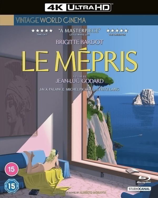 LE MEPRIS 4K UHD BLURAY BRIGITTE BARDOT JEAN LUC GODARD 1963 Brand New