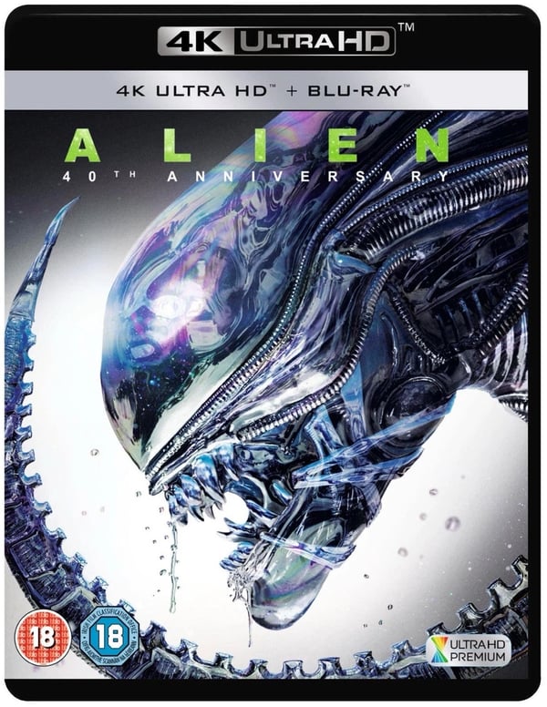 ALIEN 4K REMASTERED ULTRA HD BLURAY RIDLEY SCOTT 1979 + SLIPCOVER Brand New