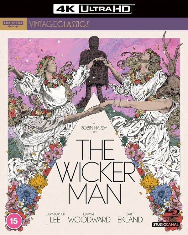THE WICKER MAN 4K UHD BLURAY SPECIAL 4 DISC EDITION 1973 SLIPCOVER Brand New