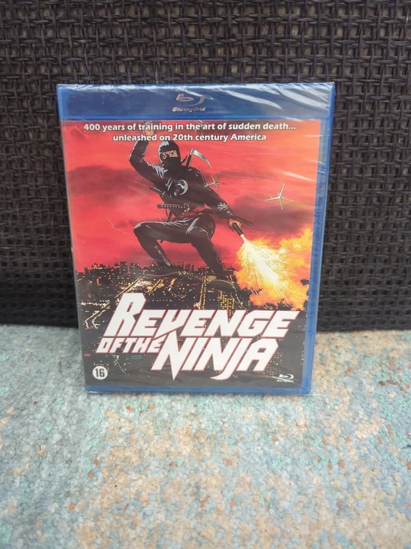 Revenge Of The Ninja (1983, Blu Ray, Region B Dutch Import) Brand New