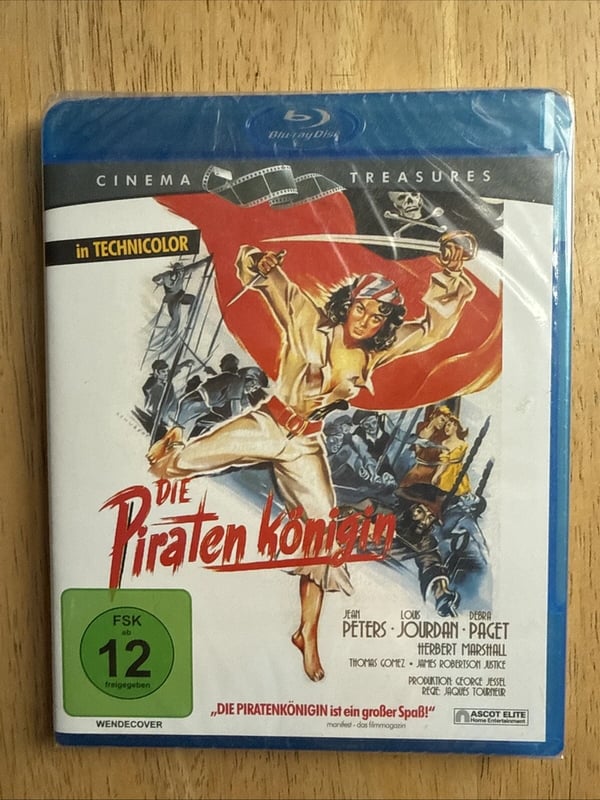 ANNE OF THE INDIES Jean Peters Louis Jourdan Debra Paget Bluray Swashbuckler Brand New
