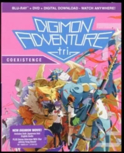 DIGIMON ADVENTURE TRI: COEXISTENCE Region A Blu Ray,US Import Brand New