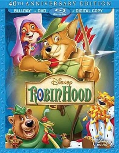 ROBIN HOOD: 40TH ANNIVERSARY EDITION Region A Blu Ray,US Import Brand New
