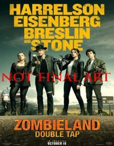 ZOMBIELAND: DOUBLE TAP Region A Blu Ray,US Import Brand New