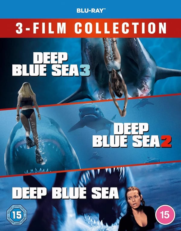 Deep Blue Sea 3Film Collection [Deep Blue Sea Deep Blue Sea 2 Deep Blue Sea 3 Brand New