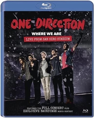 One Direction Where We Are Live From San Siro S... Bluray Region B Brand New