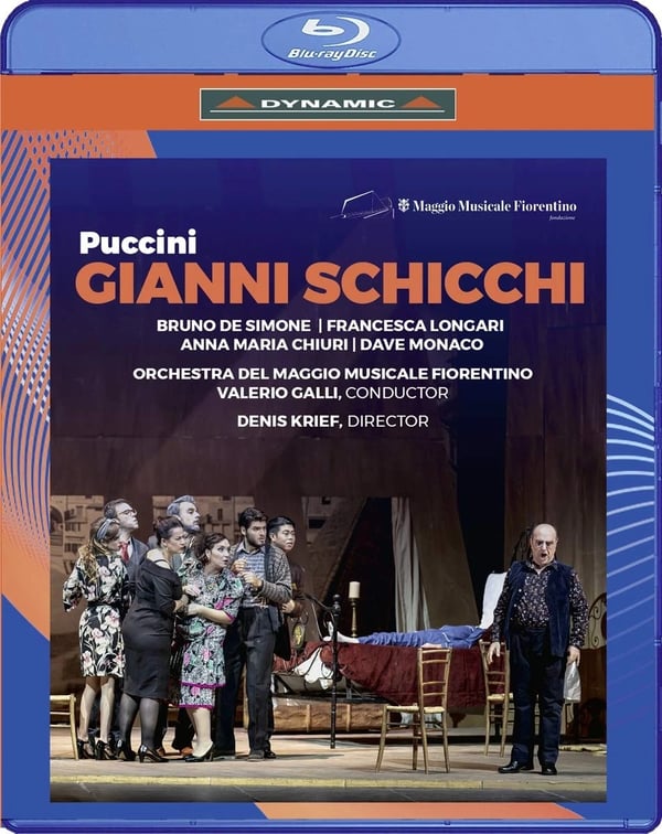 Puccini: Gianni Schicchi (Bluray) Simone Longari Galli Brand New