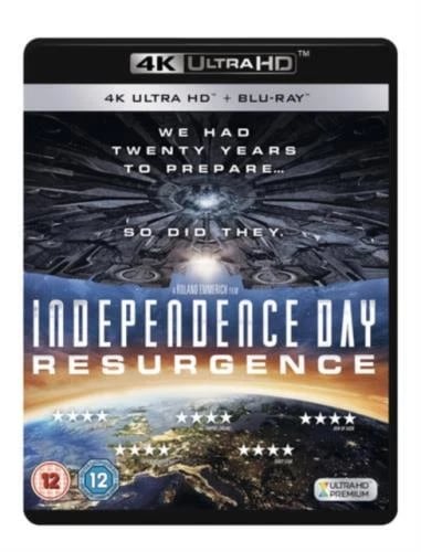 Independence Day Resurgence 4K UHD Blu Ray Region free Brand New