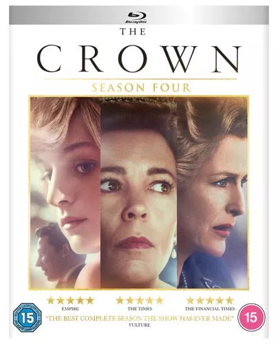 The Crown: Season Four Bluray (2021) Olivia Colman cert 15 4 discs Brand New