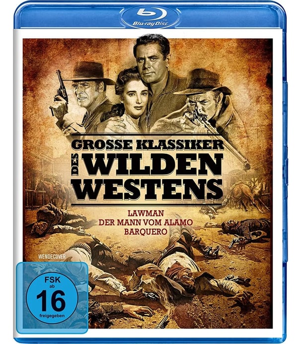 LAWMAN / BARQUERO / THE MAN FROM THE ALAMO / Region B Bluray Brand New