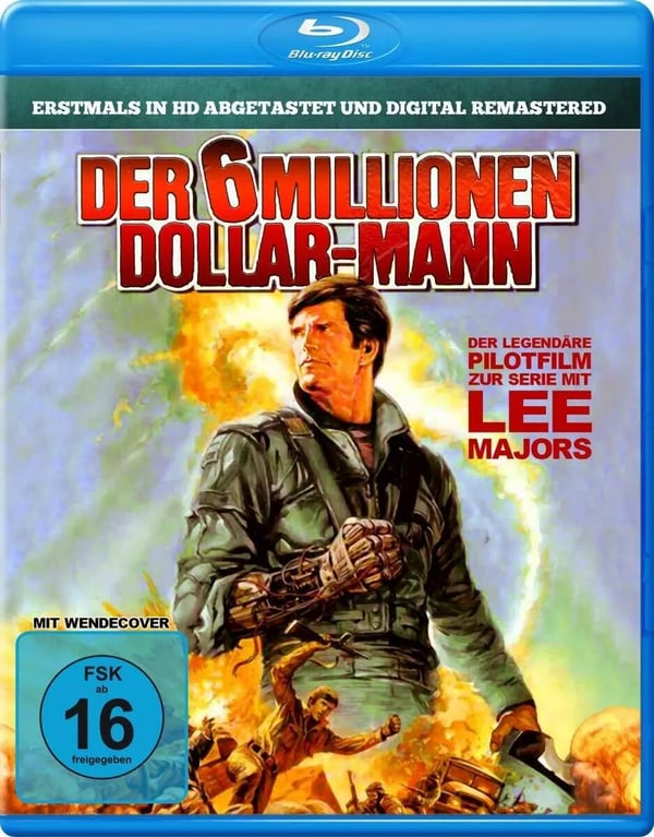 THE SIX 6 MILLION DOLLAR MAN: Pilot Movie / Lee Majors Region B Bluray Brand New