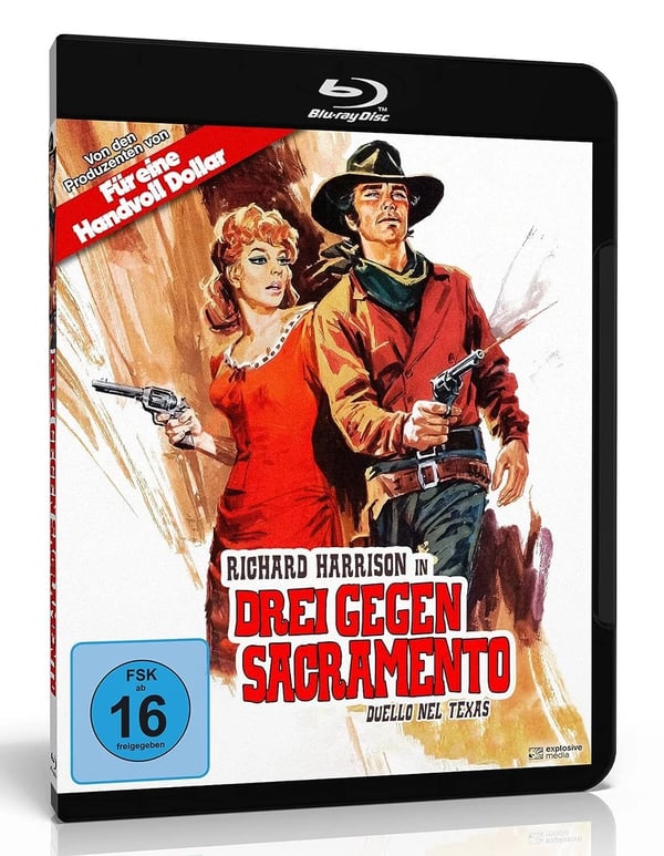 GUNFIGHT AT IN THE RED SANDS 1963 / Richard Harrison Region B Blu ray Brand New