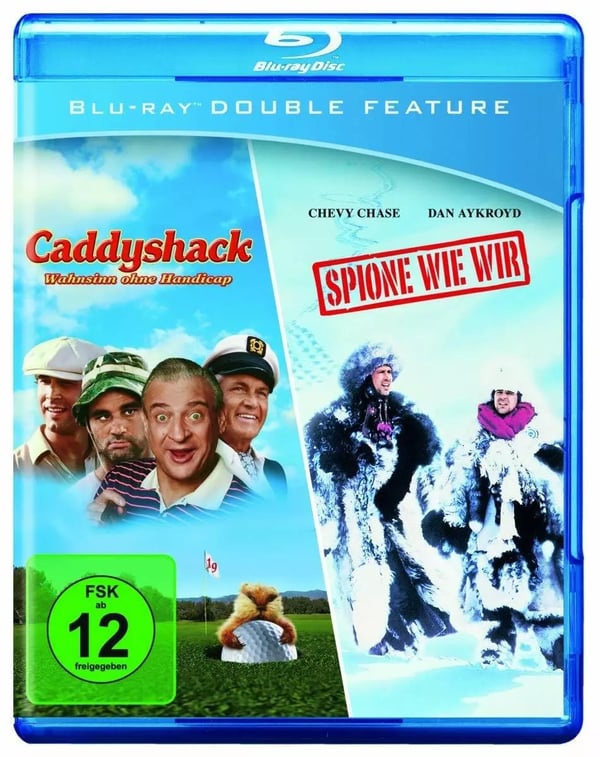 CADDYSHACK & SPIES LIKE US Chevy Chase / Bill Murray Region B Blu Ray Brand New CADDYSHACK & SPIES LIKE US Chevy Chase / Bill Murray Region B Blu Ray Brand New