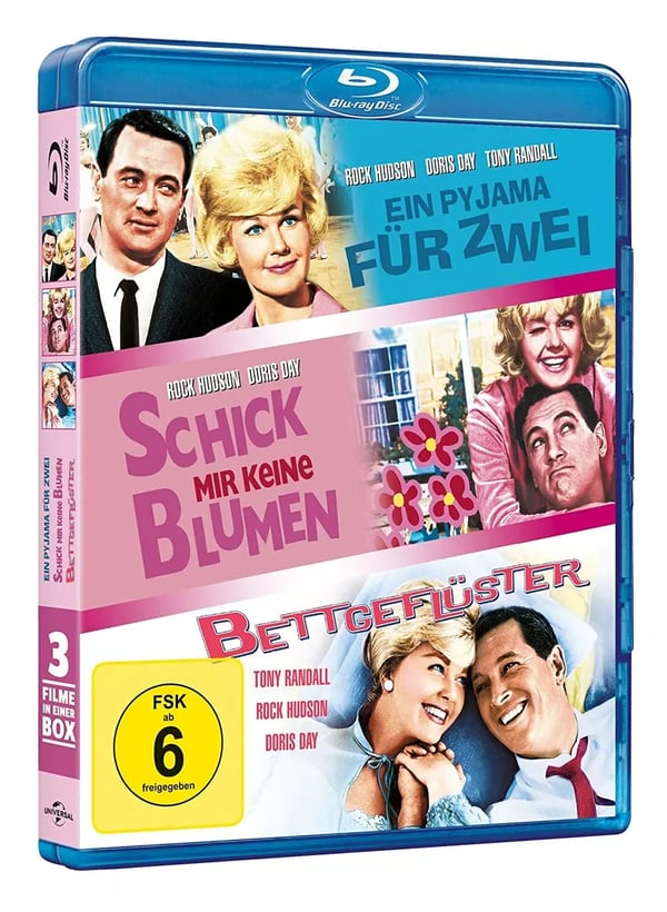 LOVER COME BACK / PILLOW TALK / SEND ME NO FLOWERS Doris Day RB Blu Ray Brand New