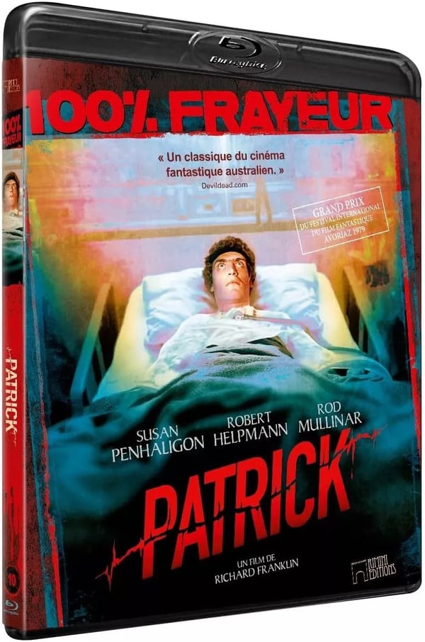 PATRICK 1978 / RARE 100% UNCUT EDITION / Region B Bluray Brand New