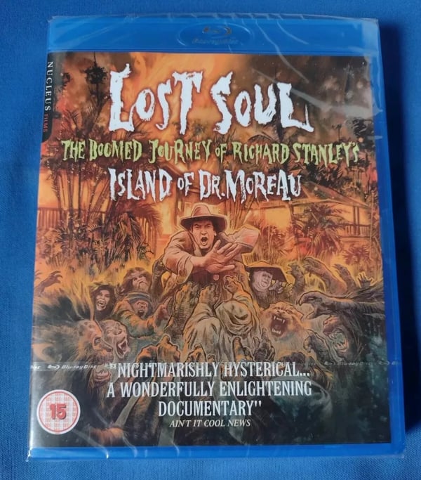 LOST SOUL: DOOMED JOURNEY OF RICHARD STANLEYS ISLAND OF DR MOREAU (2014) BLU RAY Brand New