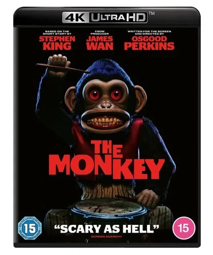 The Monkey Bluray (2025) Theo James, Perkins (DIR) cert 15 Brand New