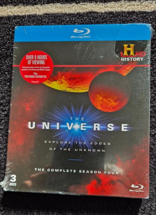 The Universe Series 4 Complete Bluray 3Disc BOXSET, 2009/10 MINT! Brand New