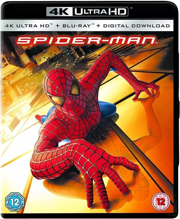 Tobey Maguire SpiderMan Part 1 I 4K UHD Ultra High Definition Movie Film 1st Brand New