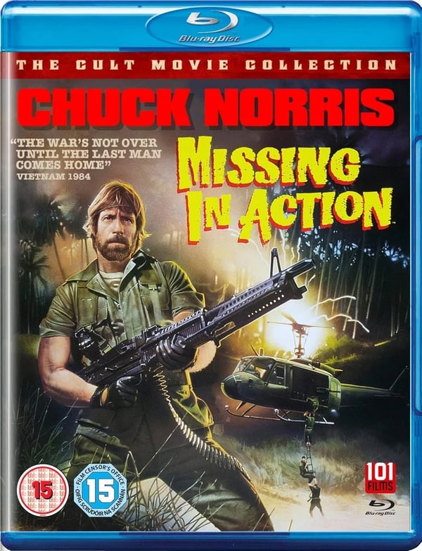 MISSING IN ACTION BLU RAY CHUCK NORRIS Genuine Region 2 Brand New