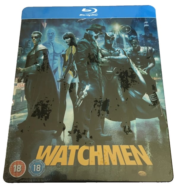 WATCHMEN 2009 BLURAY STEELBOOK FILM MOVIE 2012 PLAY.COM Brand New