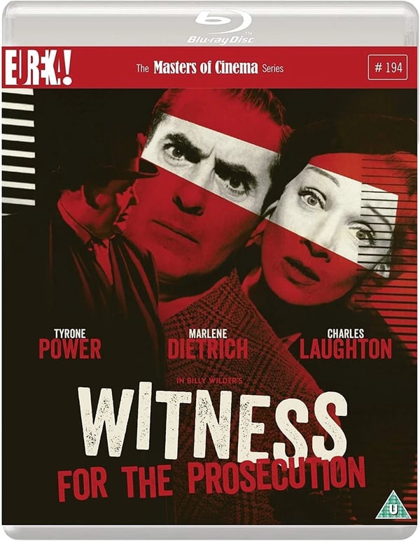 WITNESS FOR THE PROSECUTION BLURAY Billy Wilde Charles Laughton MOVIE FILM Brand New