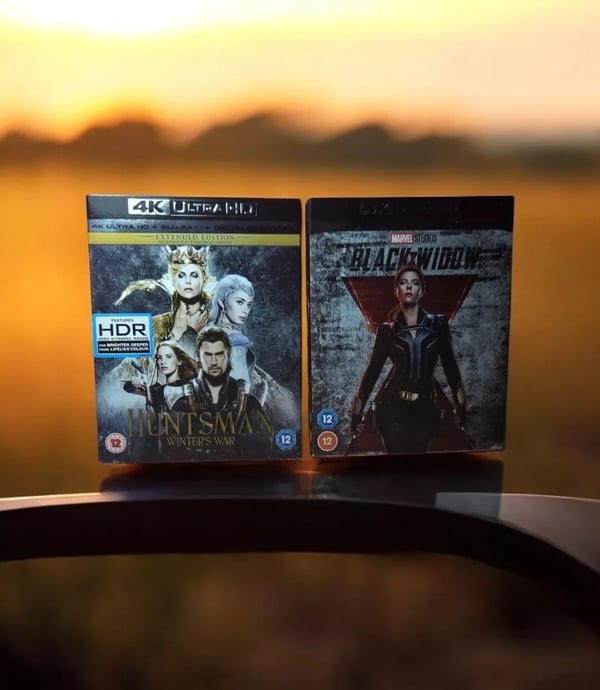 The Huntsman Winter`s War & Black Widow 4K UHD blu ray P&P Free Brand New