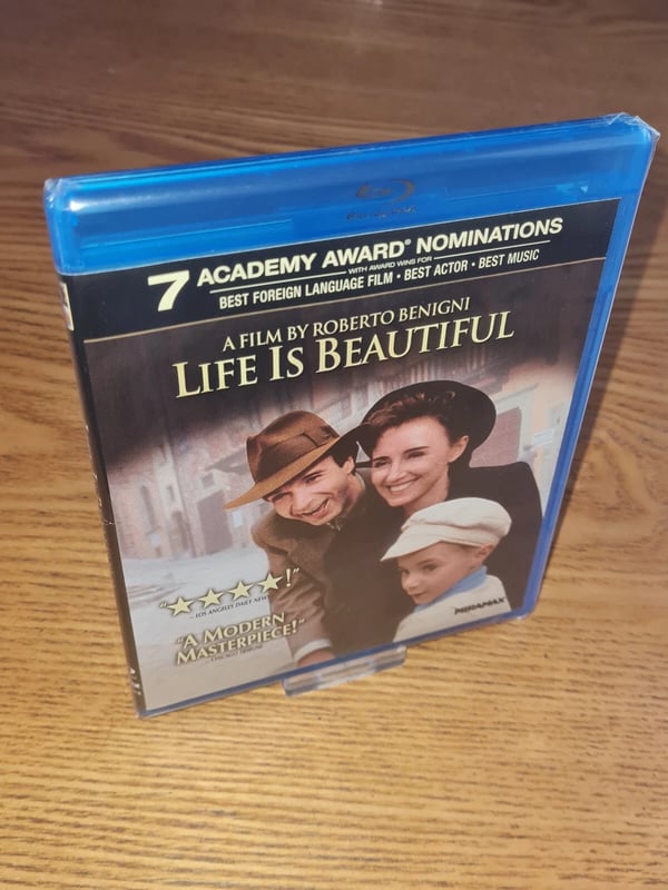 LIFE IS BEAUTIFUL Bluray rare OOP US import region a (1997,Roberto Benigni) Brand New