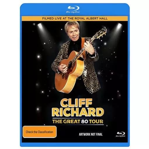 Cliff Richard The Great 80 Tour (BLU RAY) Region B Brand New