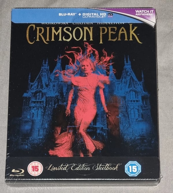 Crimson Peak Limited Edition Blu Ray Steelbook Region Free Brand New