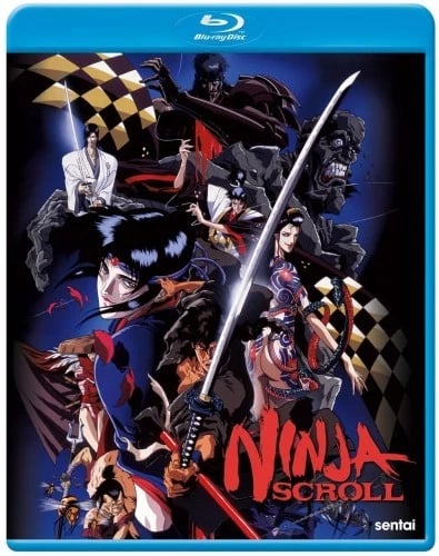 NINJA SCROLL Region A Blu Ray,US Import Brand New